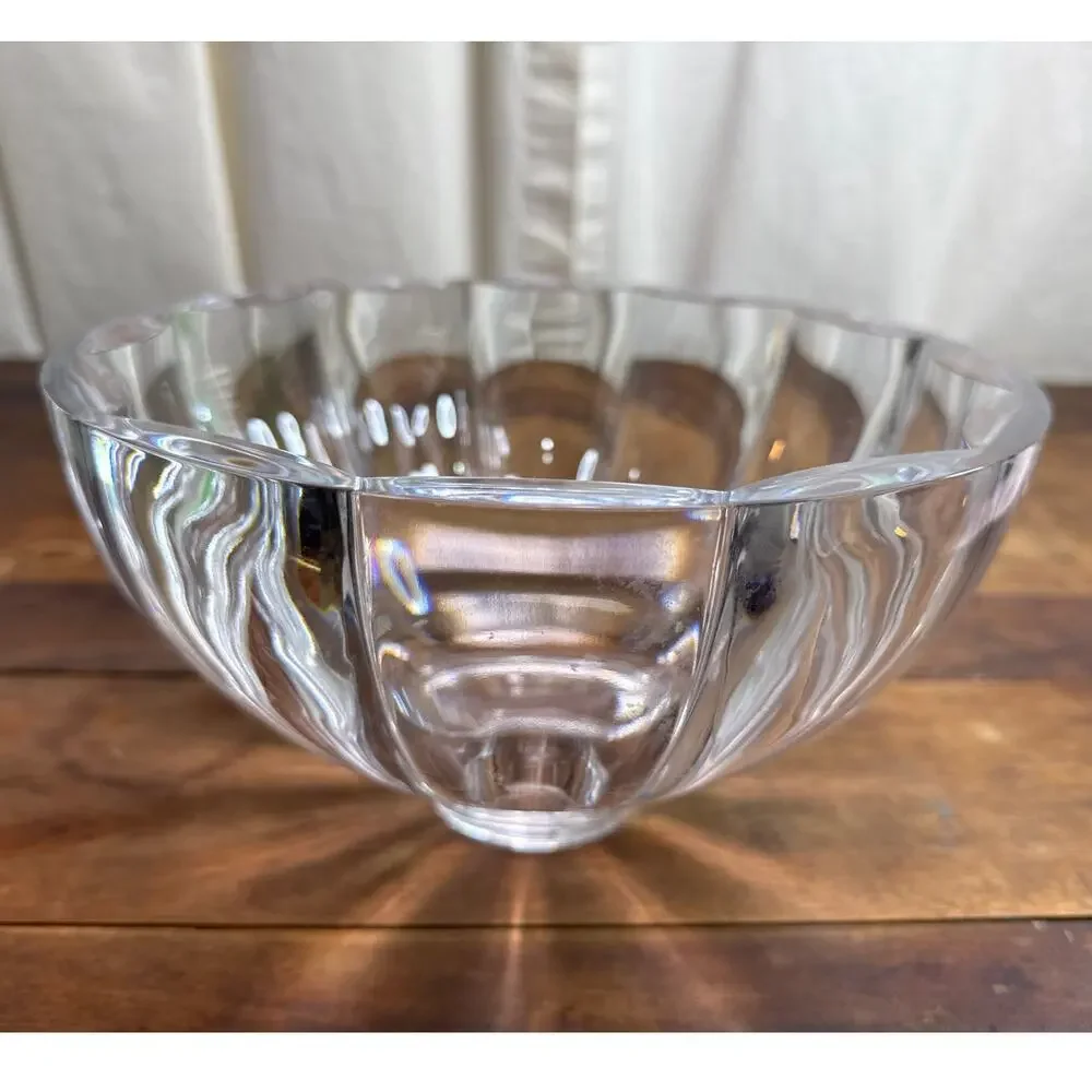 Iceland By Mikasa Vintage Clear Paneled 9 7/8